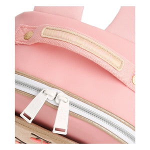 Jeune Premier - Ralphie Cherry Pompon Backpack | Gold