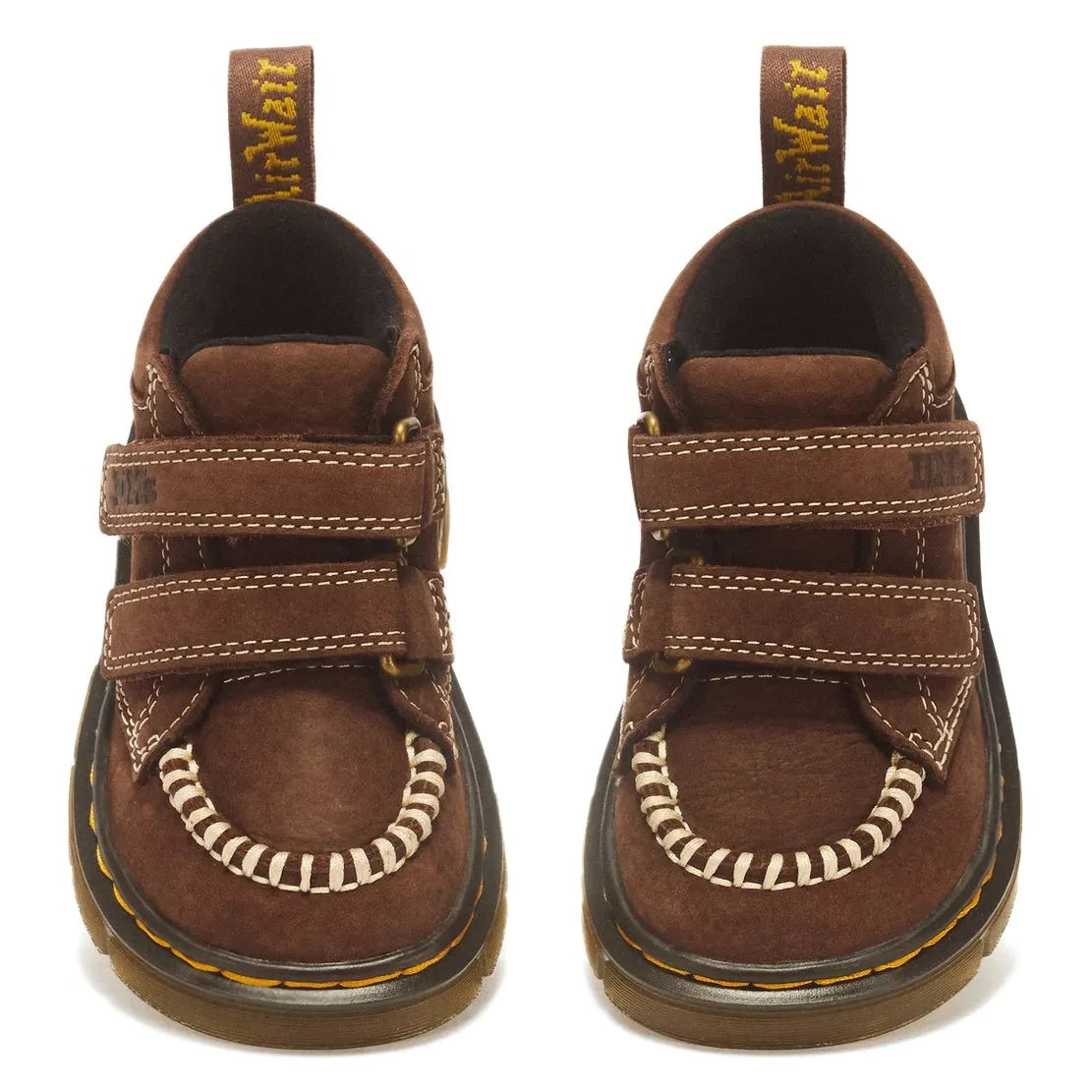 Dr Martens - Zapatos Raffe T con marcas | Marrón