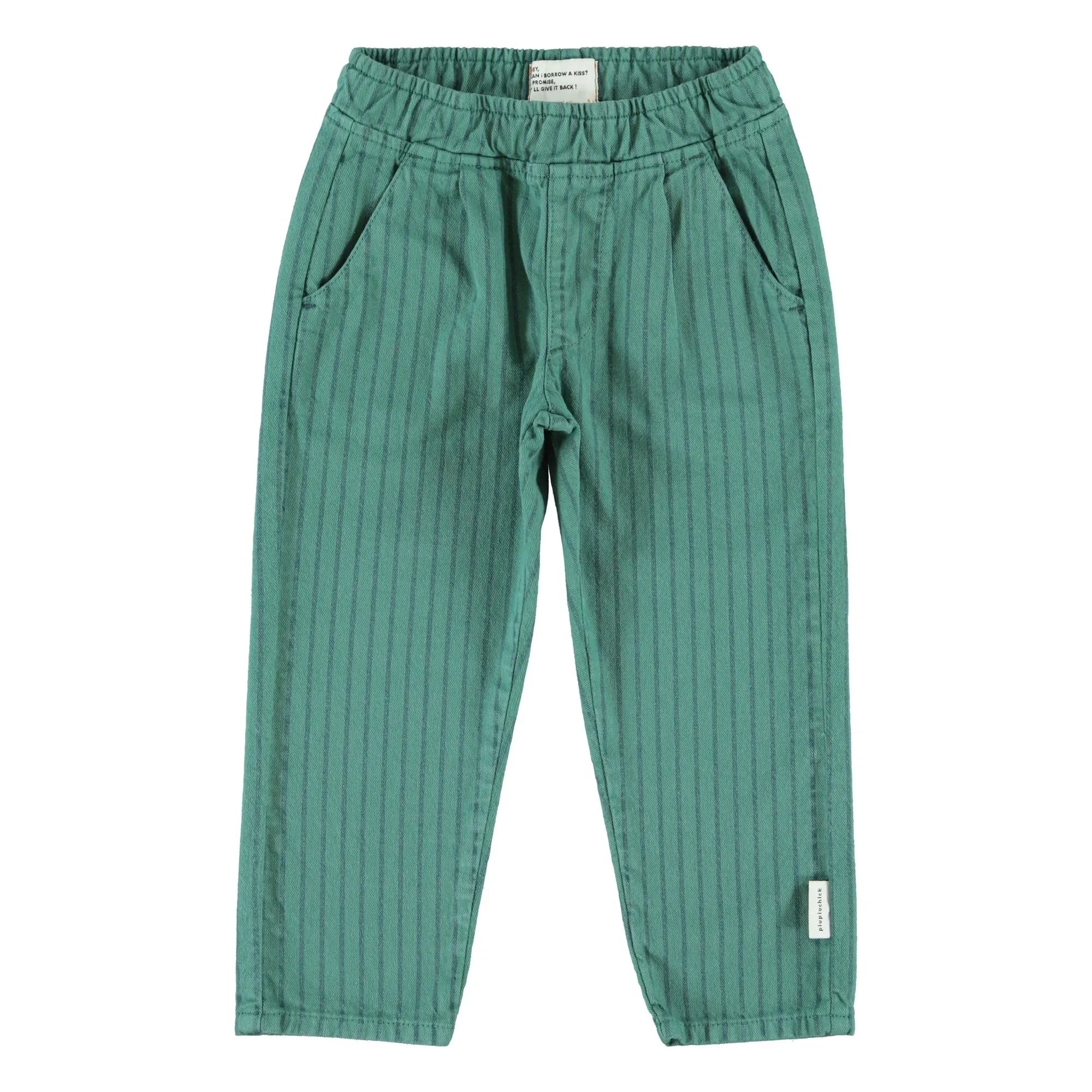 Piupiuchick - Pantalón de rayas | Verde