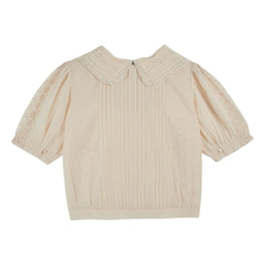 Emile et Ida - Blusa Vintage de Algodón | Crema