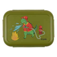 Trixie - Lunch Box Clips Fireman Mr. Dino | Green