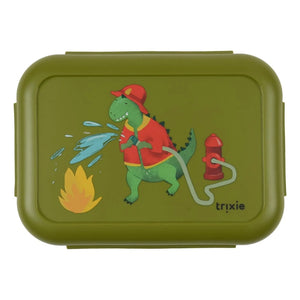 Trixie - Lunch Box Clips Fireman Mr. Dino | Green