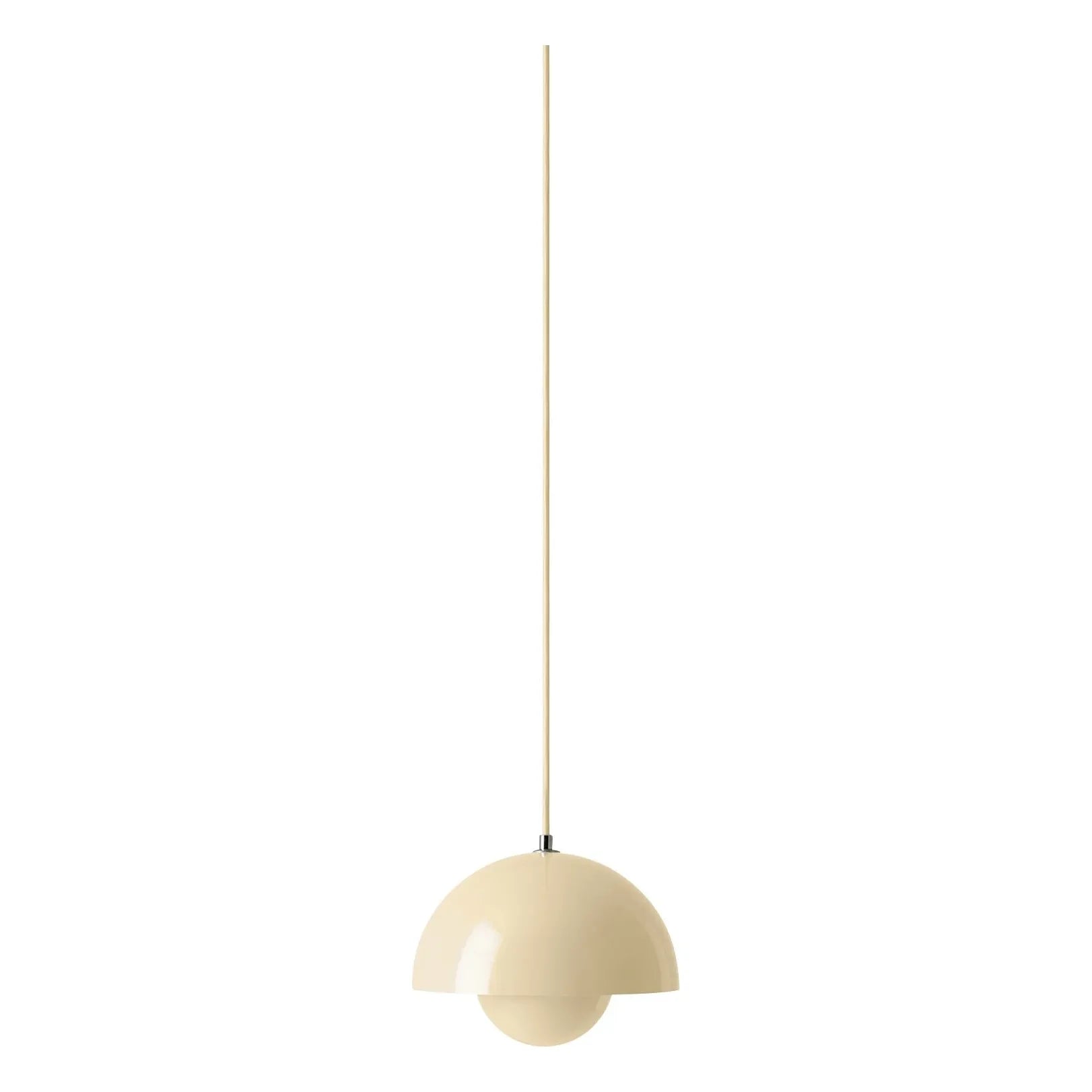 & Tradition - Flowerpot VP1 sarkıt lamba, Verner Panton | Fildişi