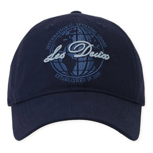 Les Deux - Globe Logo şapka | Gece mavisi