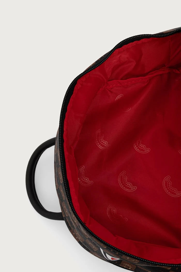 Sprayground - Mochila Marrón de Tiburones en París 910B9305NSZ