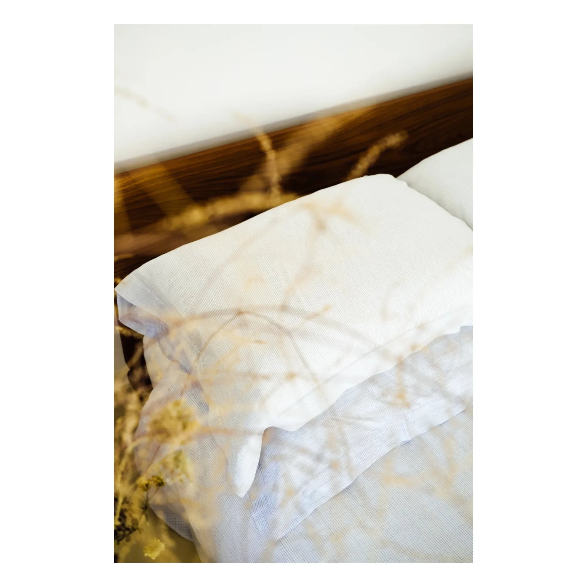 Scarlette Ateliers - Jack Handwoven Cotton Pillowcase - Set of 2 | Light Blue