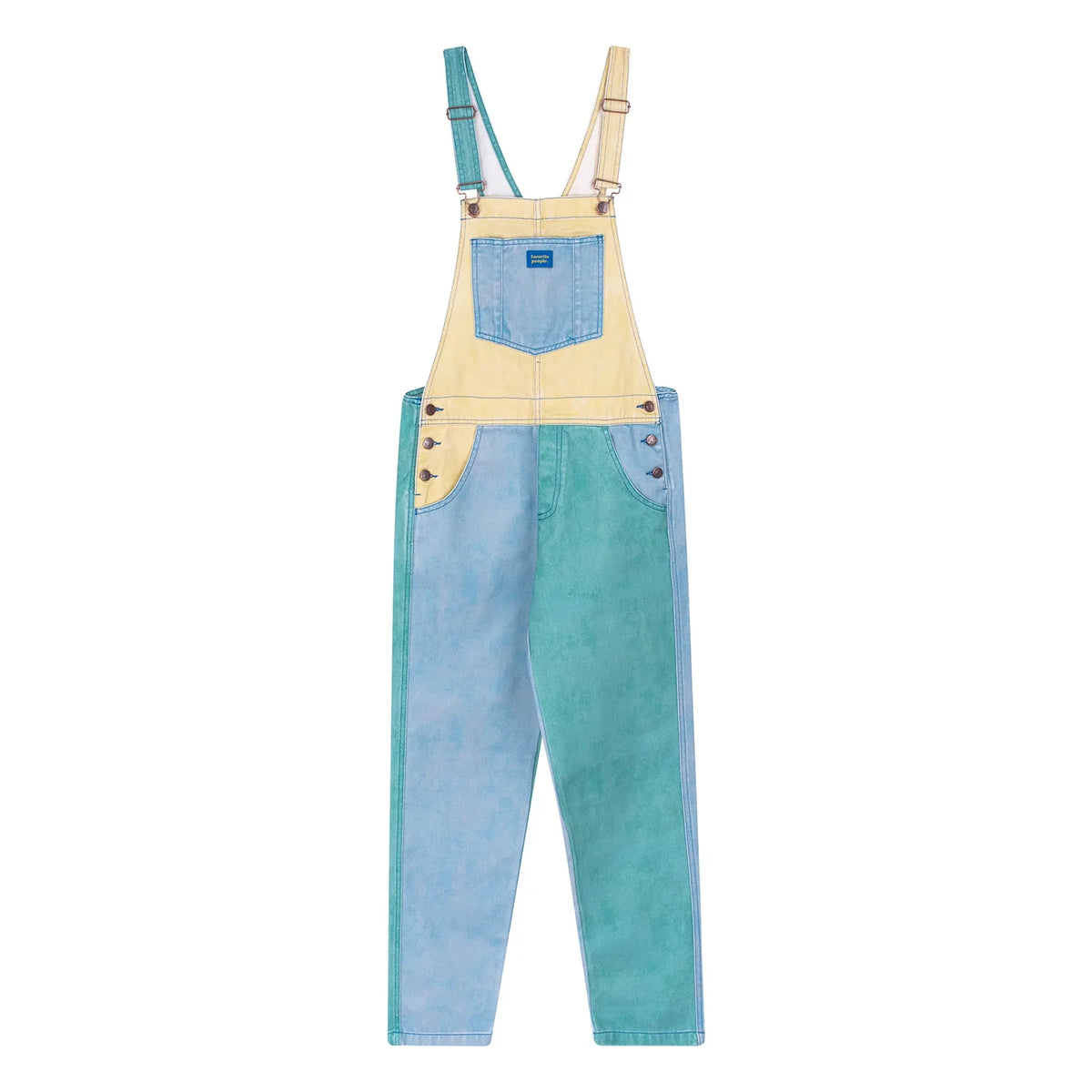 Favorite People - Sicily Color Block Jumpsuit - Women's Collection | Blue