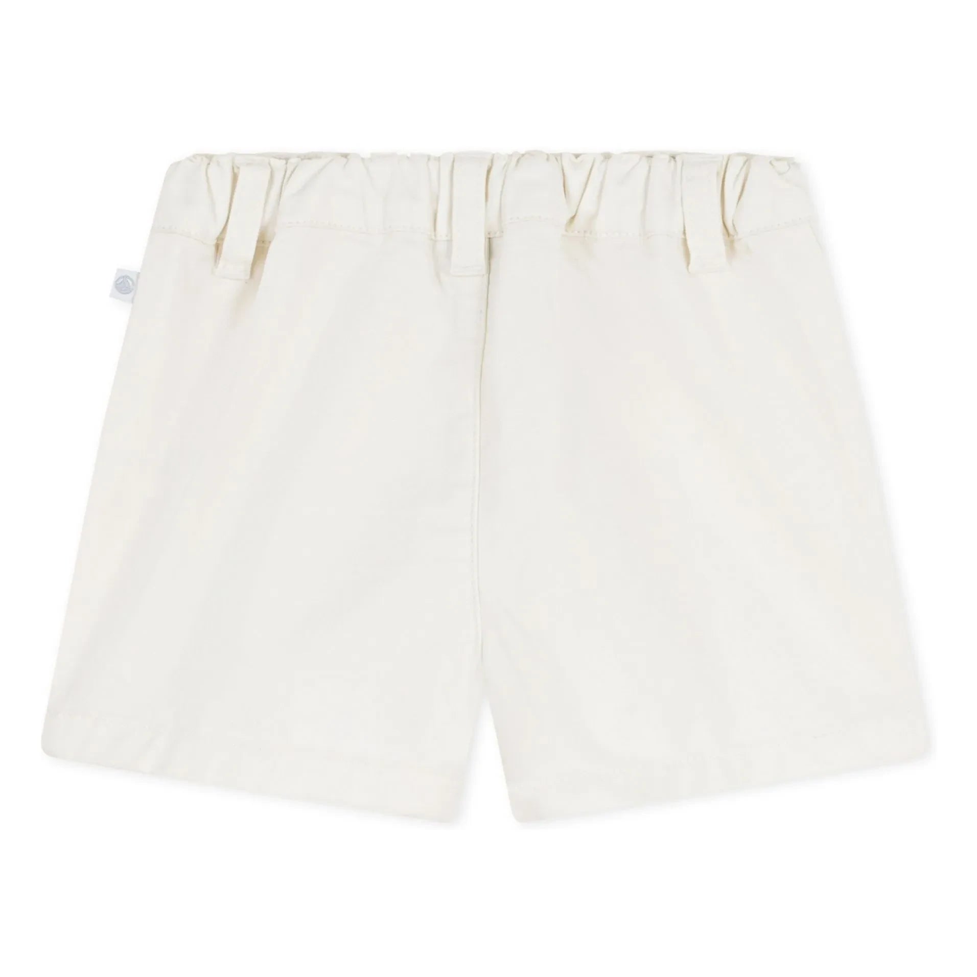 Petit Bateau – Twill-Shorts aus Bio-Baumwolle | Weiß