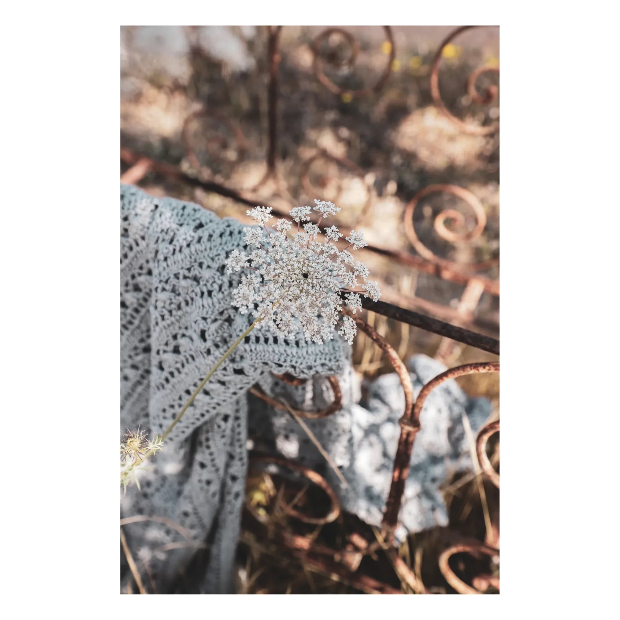 Numero 74 - Tara Crochet Blanket | Ice Blue S032