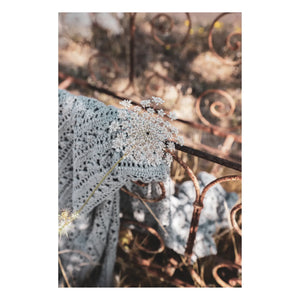 Numero 74 - Tara Crochet Blanket | Ice Blue S032