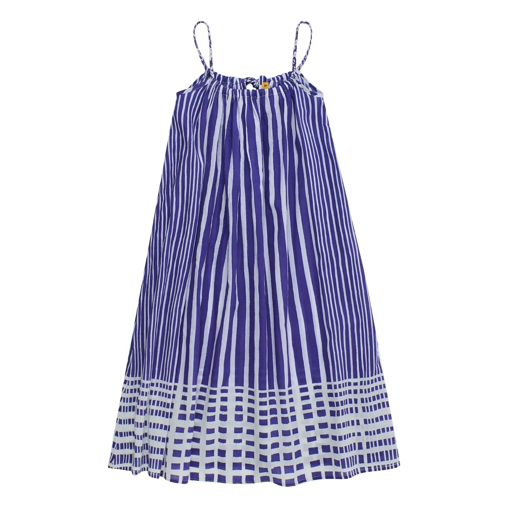 Maison Mangostan - Striped Dress | Blue