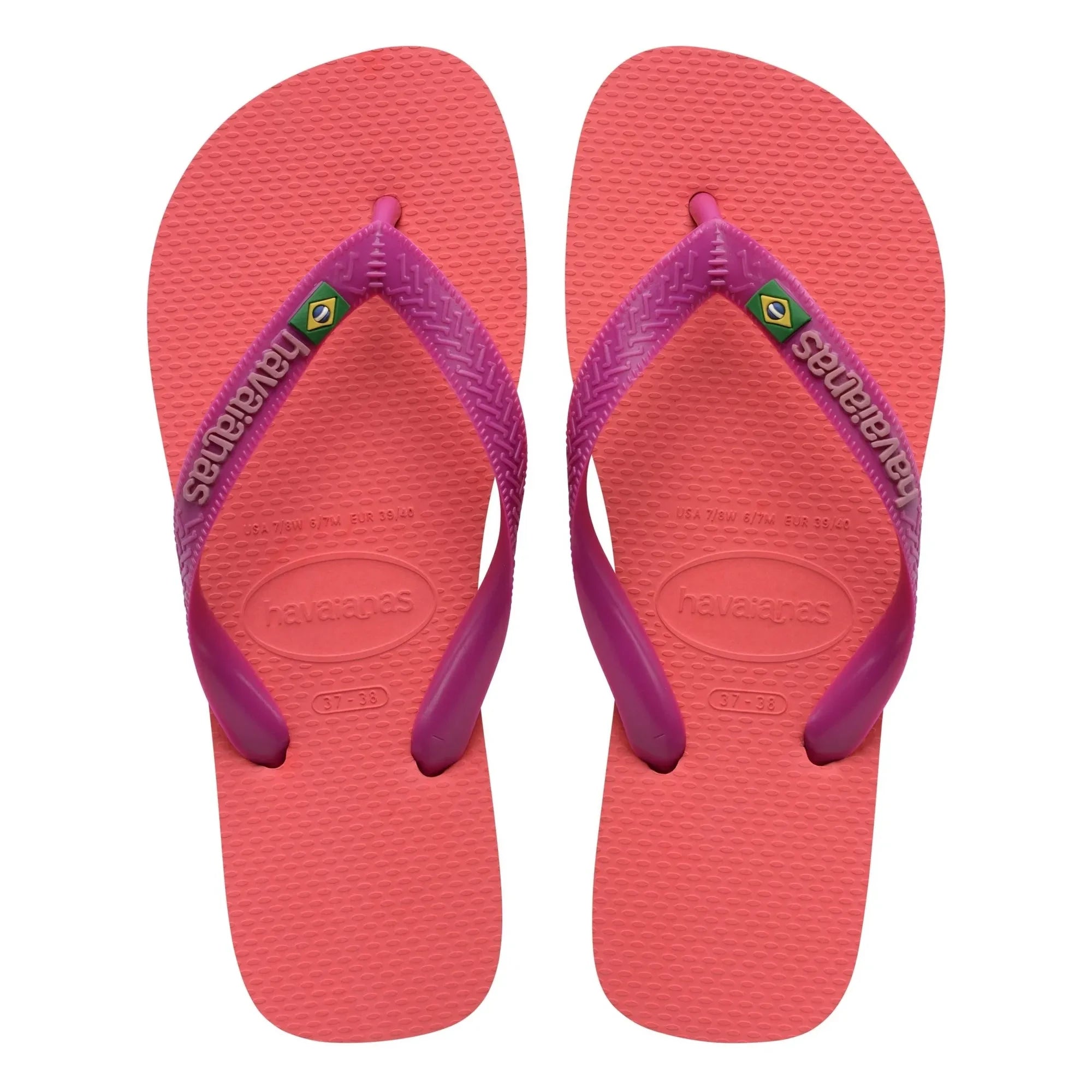 Havaianas - Brasil Logo parmak arası terlik | Mercan