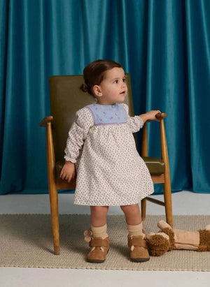 Gingersnaps - Myrtle Fleurie Elbise | Ecru