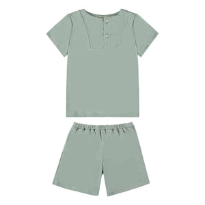 Risu Risu - Short de pijama de algodón orgánico Sonio | Turquesa