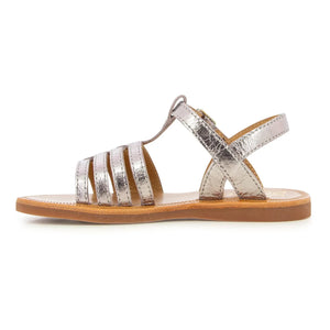 Pom d'Api - Sandalias Plagette New Salome | Plateado