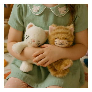 Olli Ella - Kiki Baby Cat Plush | White