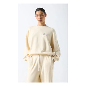 American Vintage - Atubay Baumwoll-Sweatshirt | Ecru