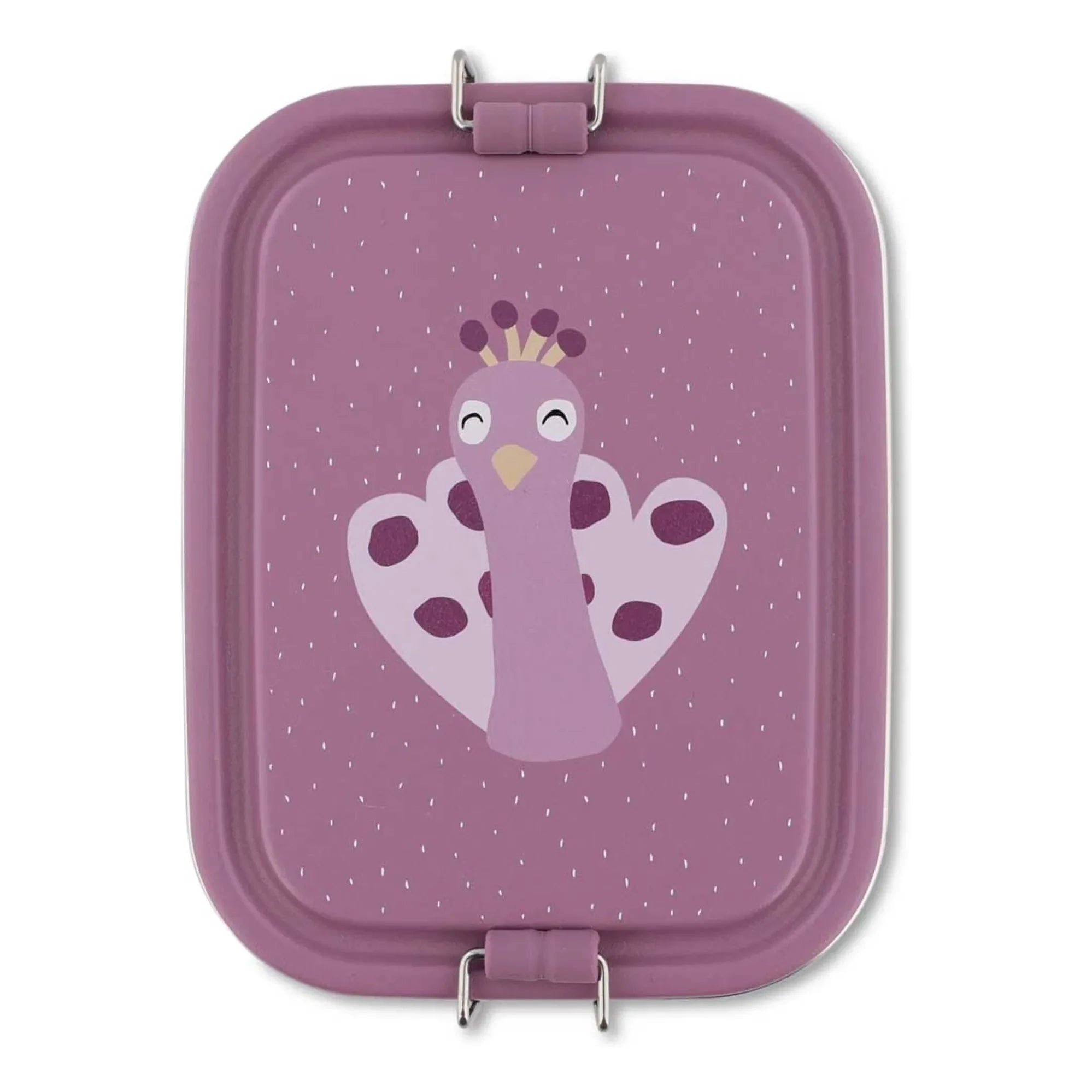 Trixie - Mrs. Peacock Small Lunch Box | Purple