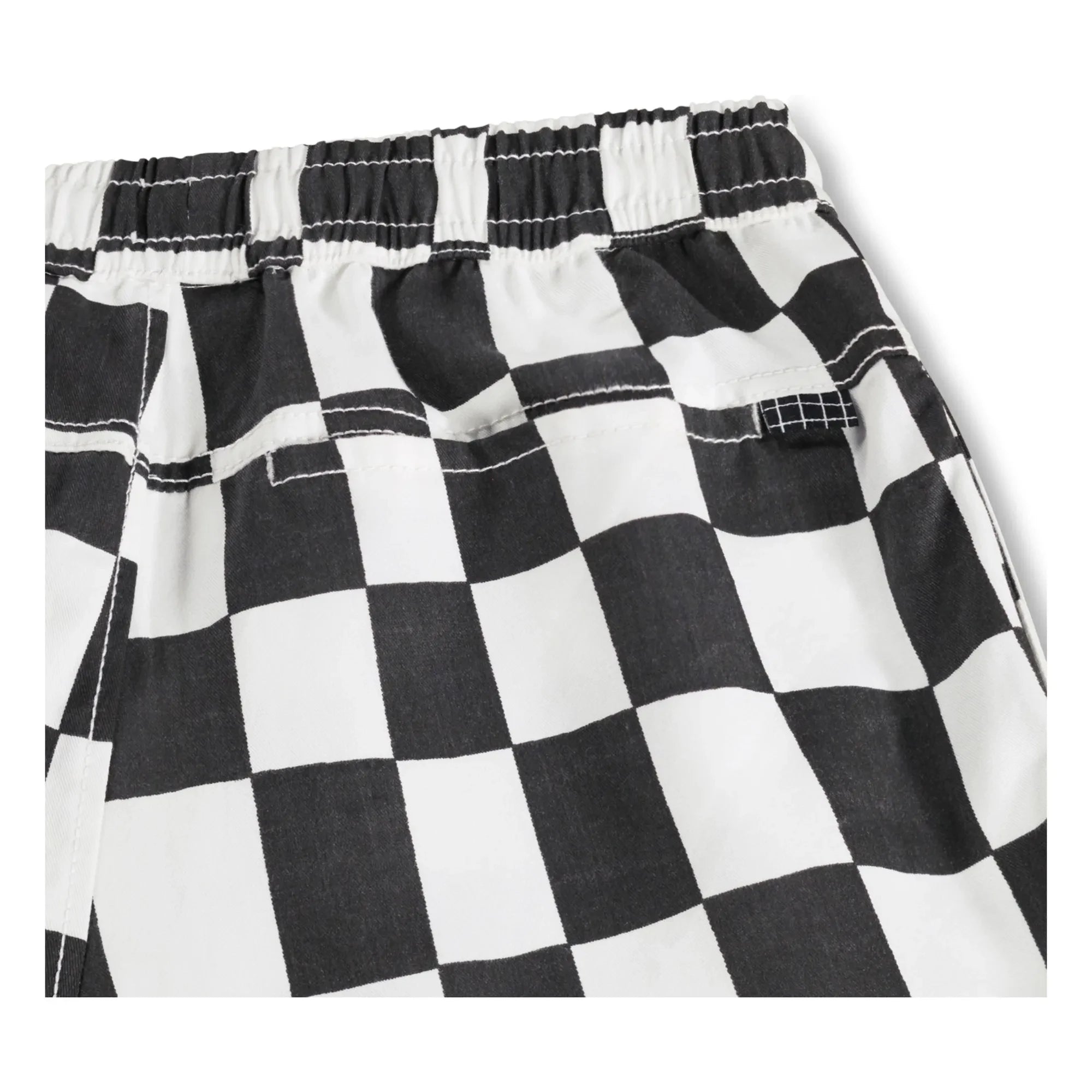 Molo - Pantalones cortos de algodón orgánico Arrow Damier | Negro