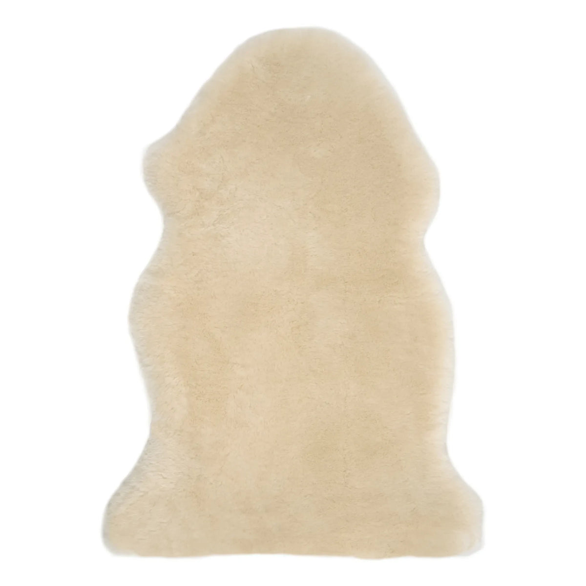 BINIBAMBA - Short Wool Sheep Skin - 98x62 cm | Milk