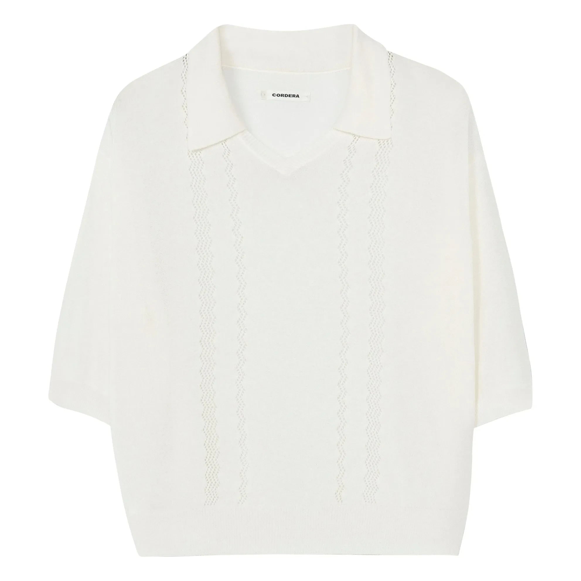 Cordera - Knit Polo | Beyaz