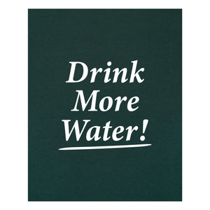 Sporty & Rich - Schwitzen Sie mehr Trinken Sie mehr Wasser | Dunkelgrün