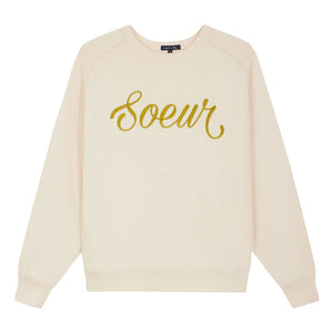 Soeur - Thibault Organic Cotton Sweatshirt | Ecru