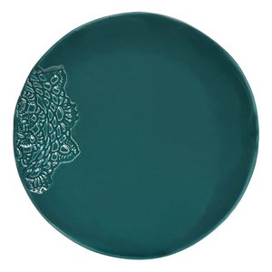 Maison Vessel - Blanca Tığ İşi Dantel Tabaklar - 2'li Set | Jade