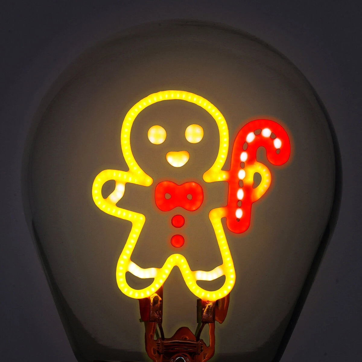 Legami - Gingerbread Noel Light Bulb Table Lamp - Bulb Fiction