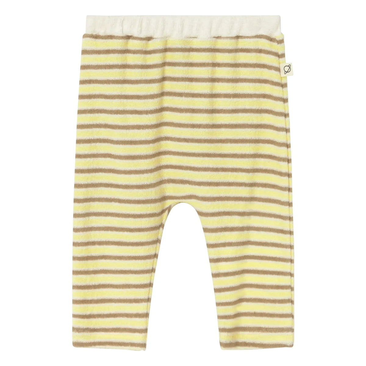 Cozmo - Jasper Striped Terry Leggings | Yellow