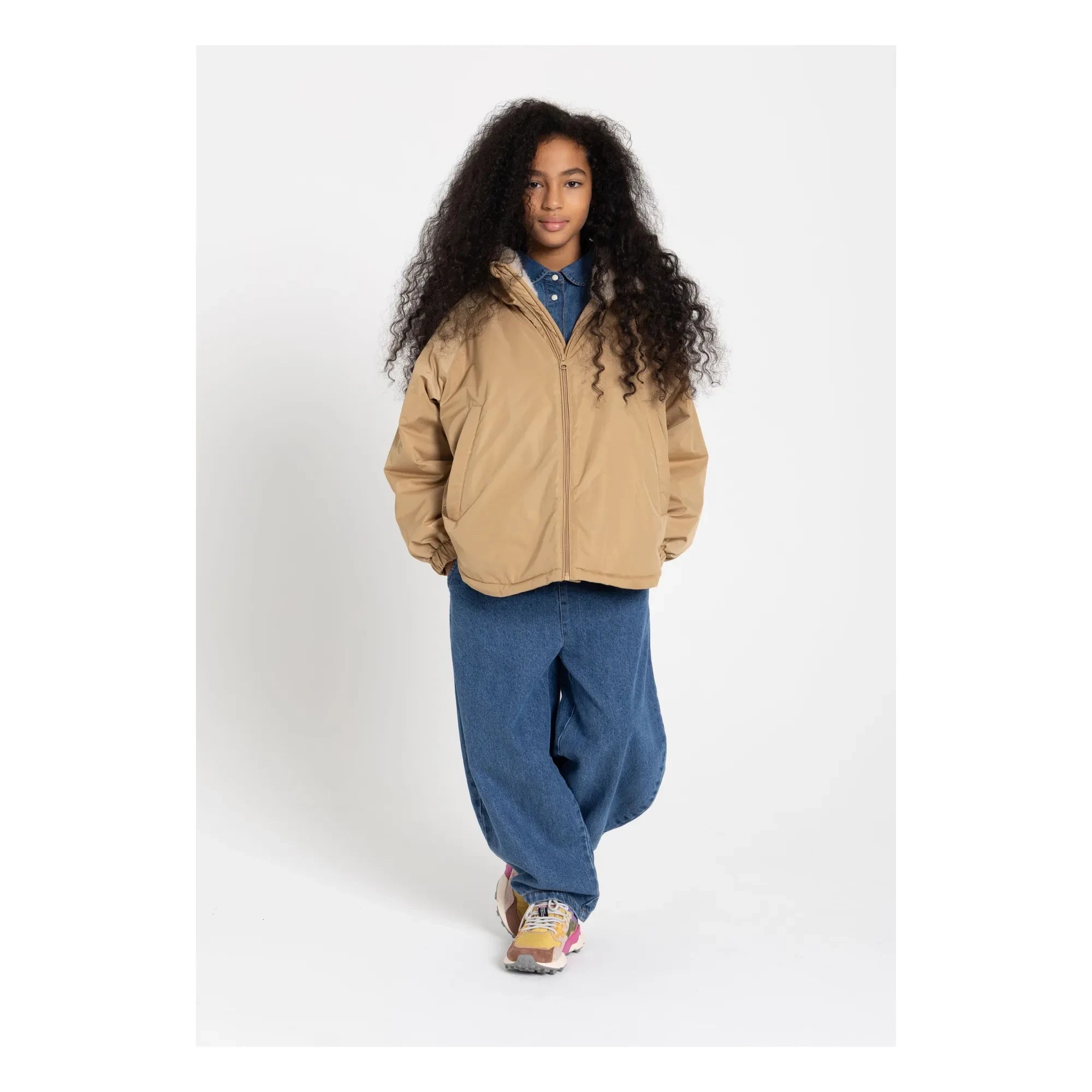 Hundred Pieces - Chaqueta repelente al agua y transpirable | Beige