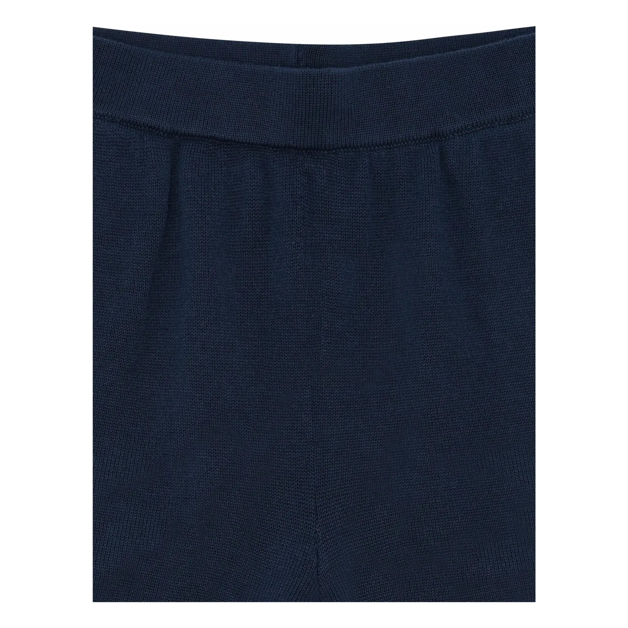 FUB - Pantalones cortos de punto de algodón orgánico | Azul marino
