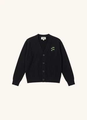 Finger in the nose - Robin Merino Wool Cardigan | Black