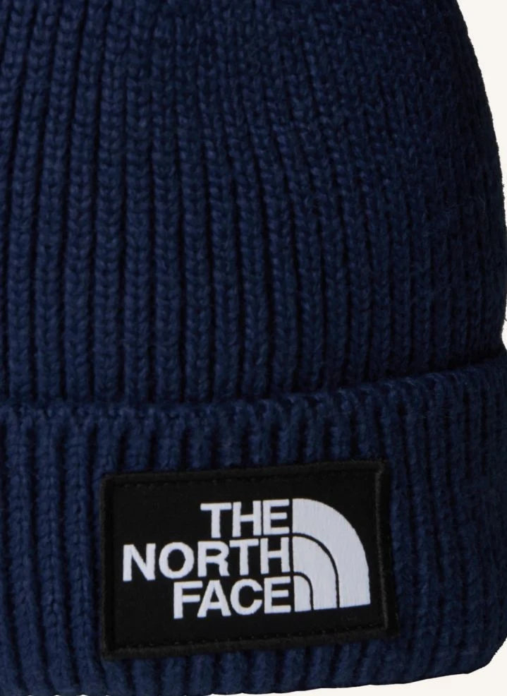 The North Face - TNF Logo Box Mütze mit Umschlag | Dunkelblau