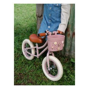 Banwood - Basket pine - Fleurs | Pembe
