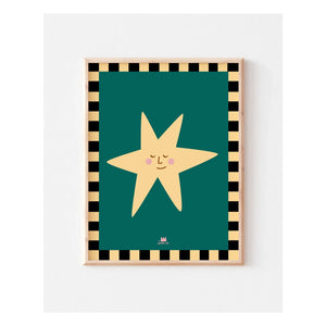 Ma petite vie - Pop Star poster | Koyu yeşil