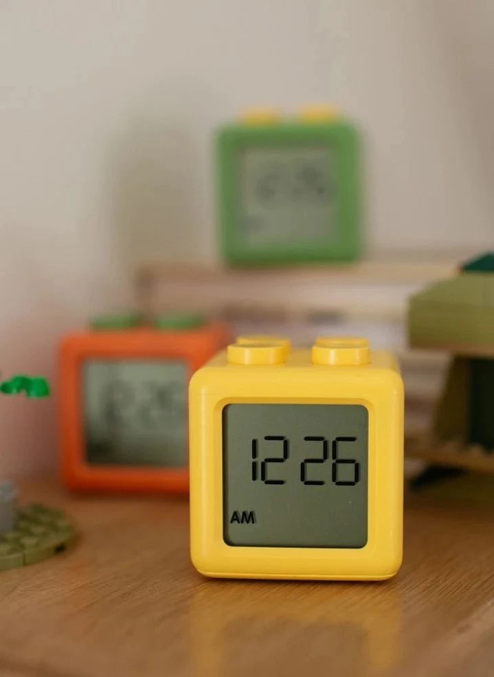 Mary's - Reloj despertador de bloques | Amarillo