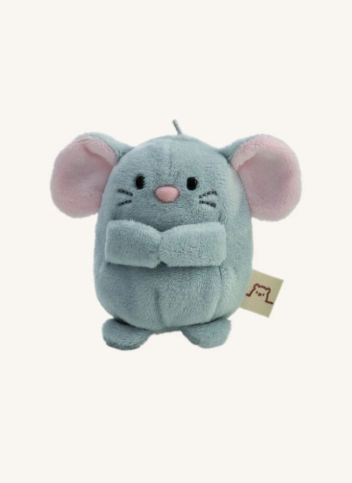 Nici - His Cips Kostümlü Nibbli Peluş Oyuncak | Gri