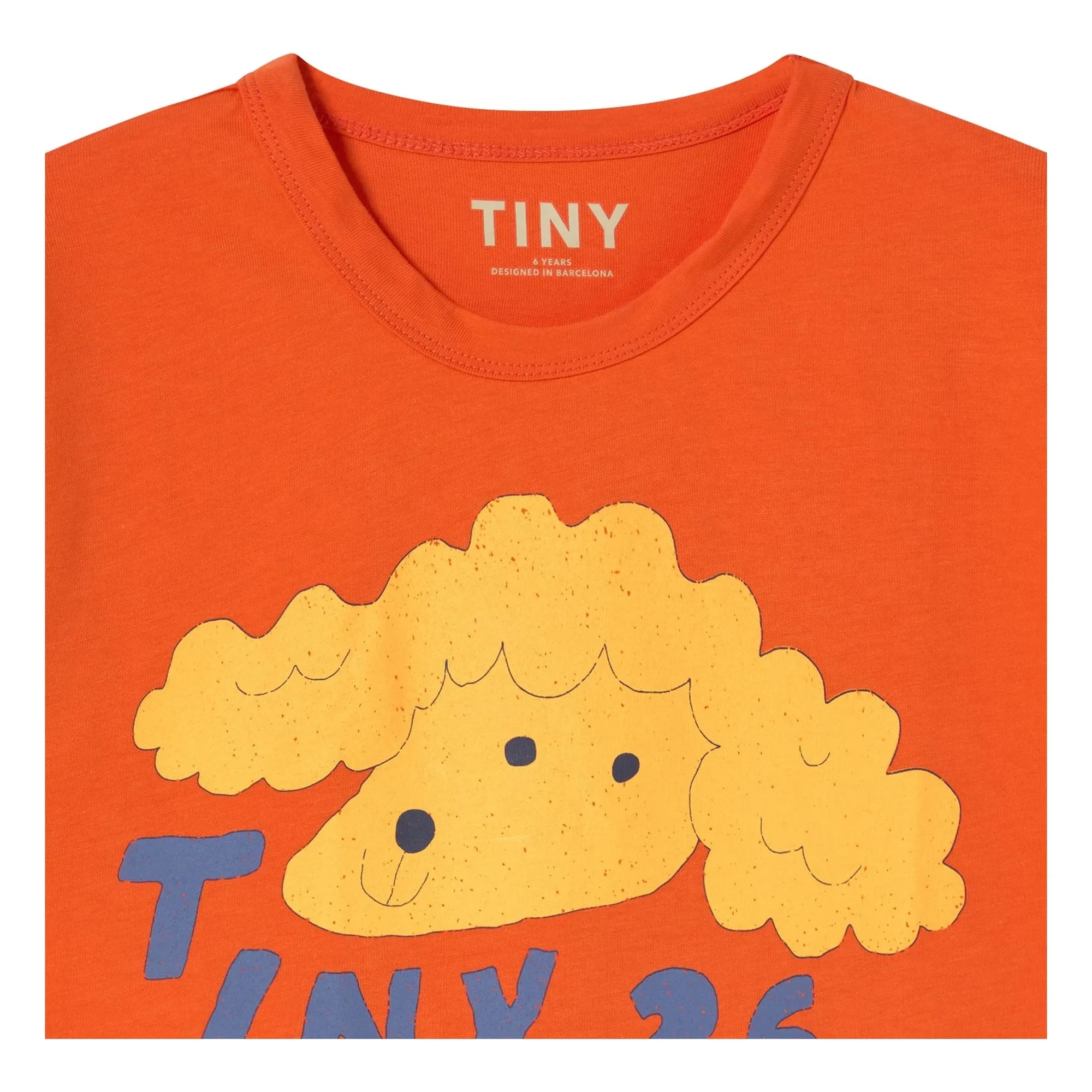 Tinycottons - Tiny 26 Organik Pamuklu Köpek Tişörtü | Turuncu