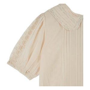 Emile et Ida - Blusa Vintage de Algodón | Crema