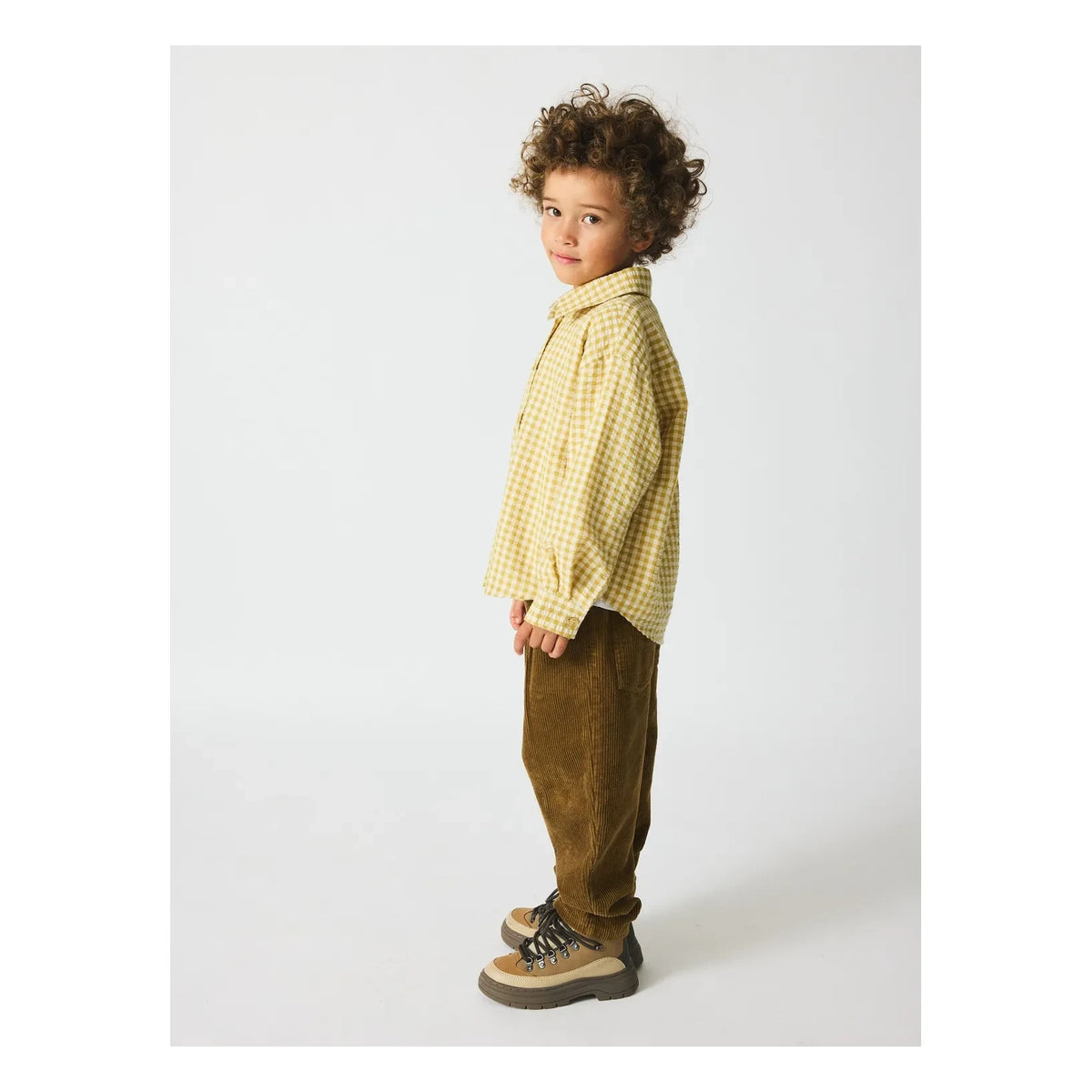 brunobruno nation - Dorethy Organische Baumwoll-Cordhose | Senf