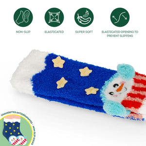 Legami - Kids' Noel Slipper Çoraplar Snowmen - Tam Bir Uyum!