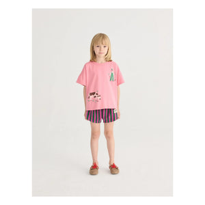 Bobo Choses - Farm T-Shirt Bio-Baumwolle | Rosa