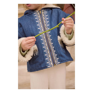 Louise Misha - Melvette Cord-Jacke | Blau