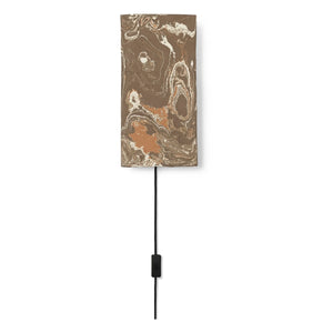 Ferm Living - Argilla Wall Lamp | Brown Marble