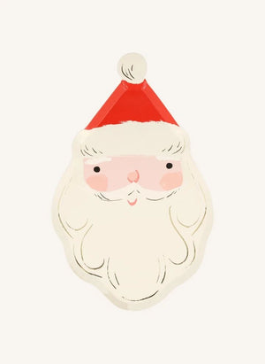 Meri Meri - Noel Baba kesimli tabaklar - 8'li set