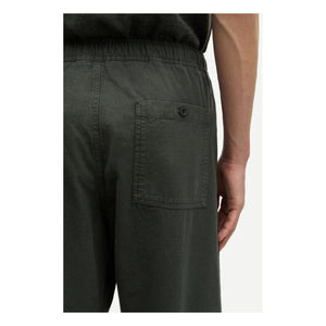 Samsoe Samsoe - Pantalón Sajabri 15840 Algodón orgánico | Verde oscuro