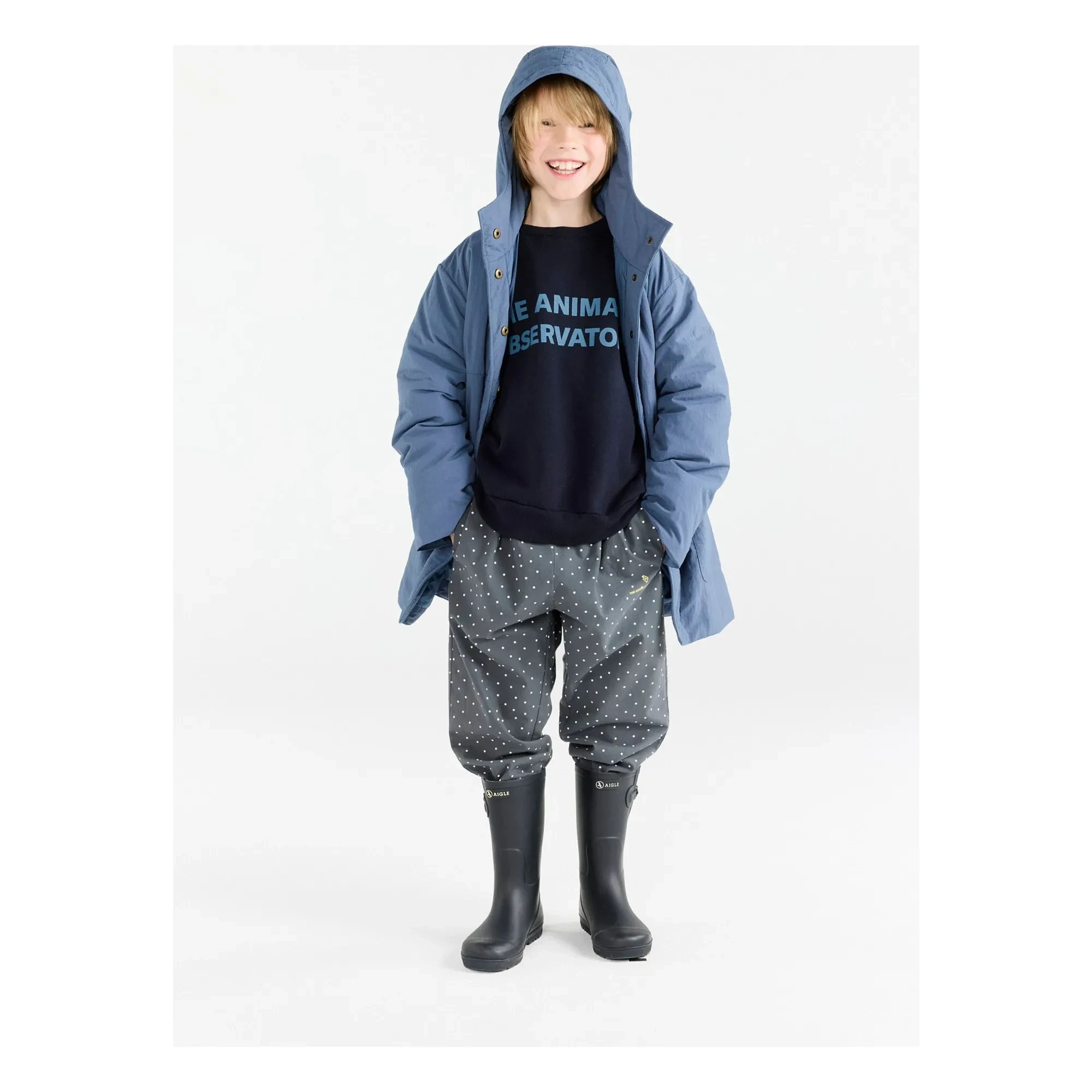 The Animals Observatory - Leo Sweatshirt | Marineblau
