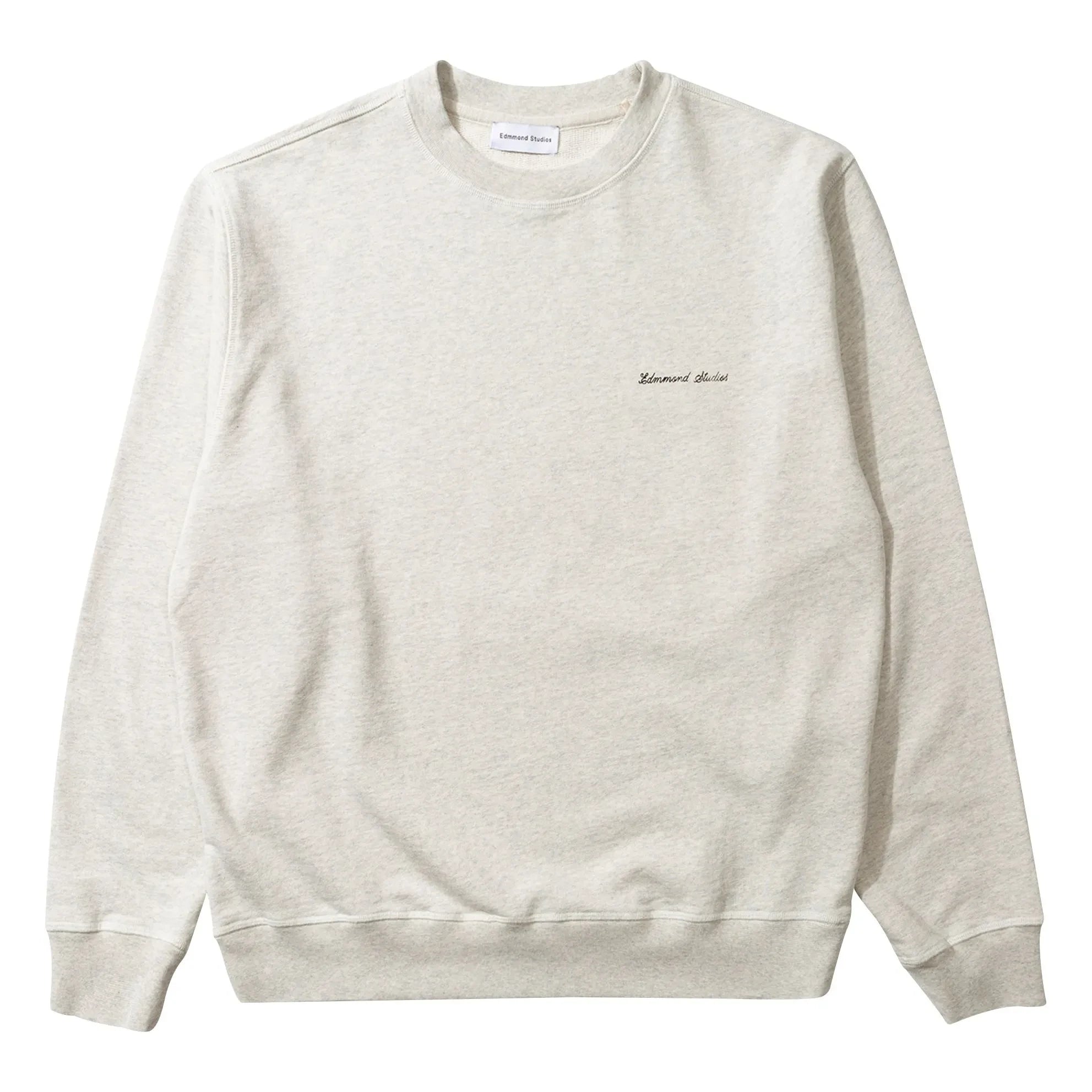 Edmmond Studios - Pamuklu Bisiklet Yaka Sweatshirt | Krem