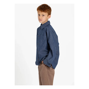 Finger in the nose - Camisa de jean Enara | Azul